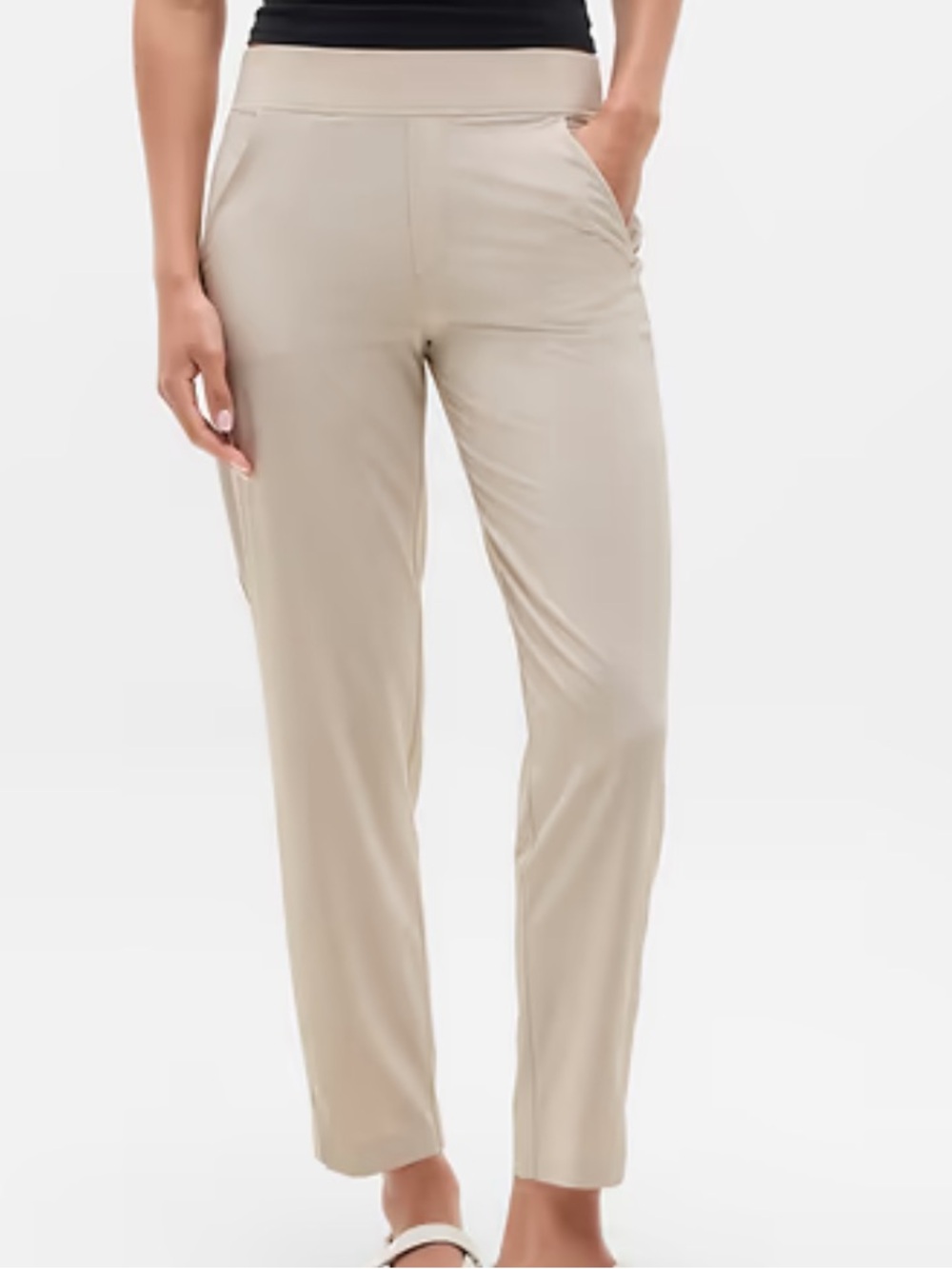 Athleta Women's Sandstone Ankle-Length Stretch Jogger Pants